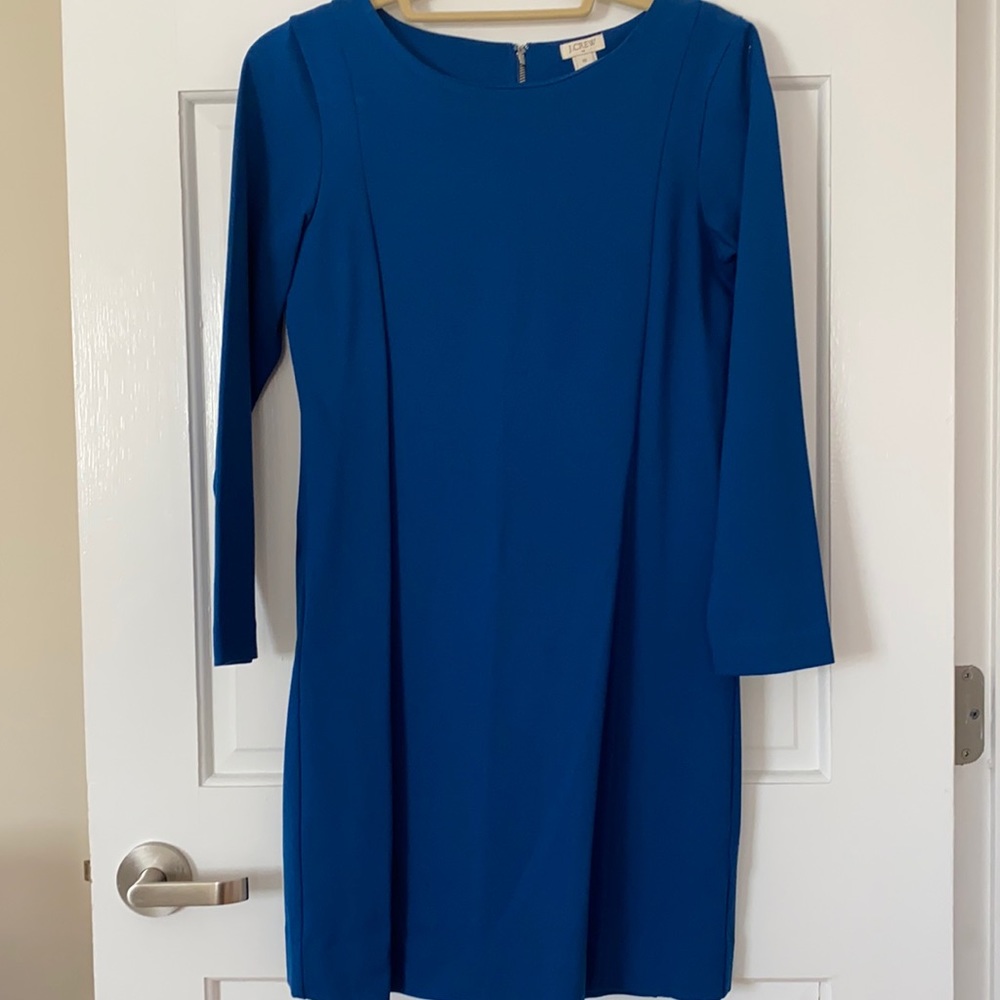 J Crew blue dress